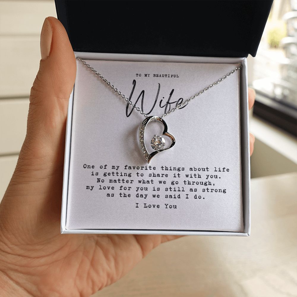 to my wife - one of my favorite things