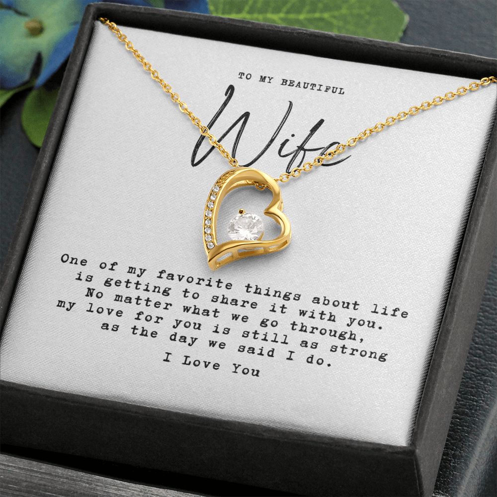 to my wife - one of my favorite things
