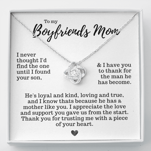 To my boyfriends mom, I never thought