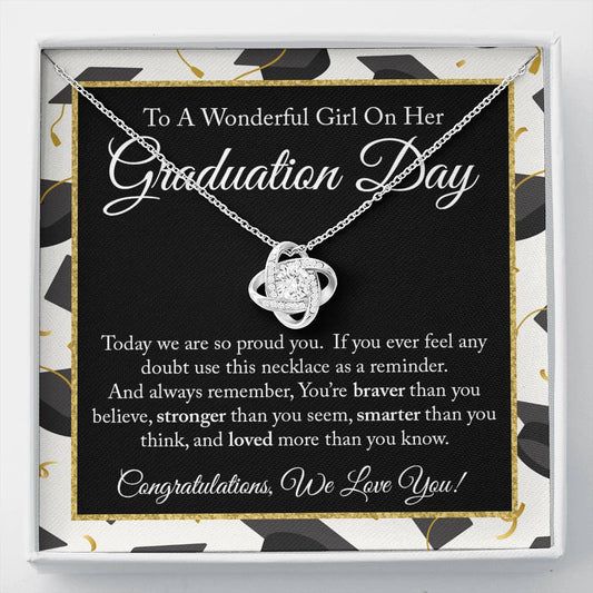 Graduation Day Love Knot Necklace