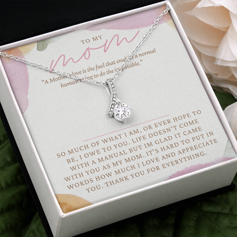 To Mom - A Mothers Love, So much of what I am