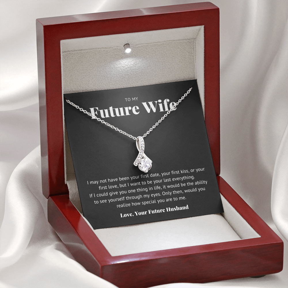 to future wife, not your first