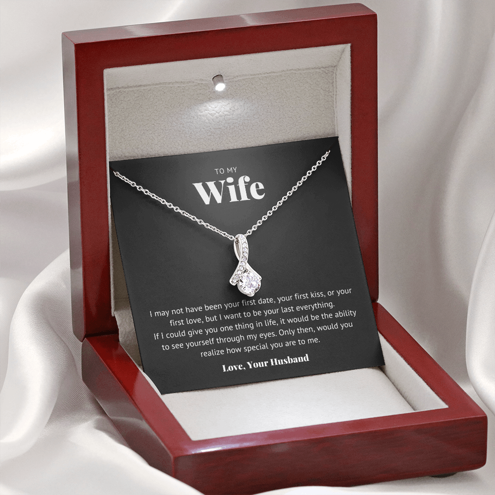 To wife, not your first