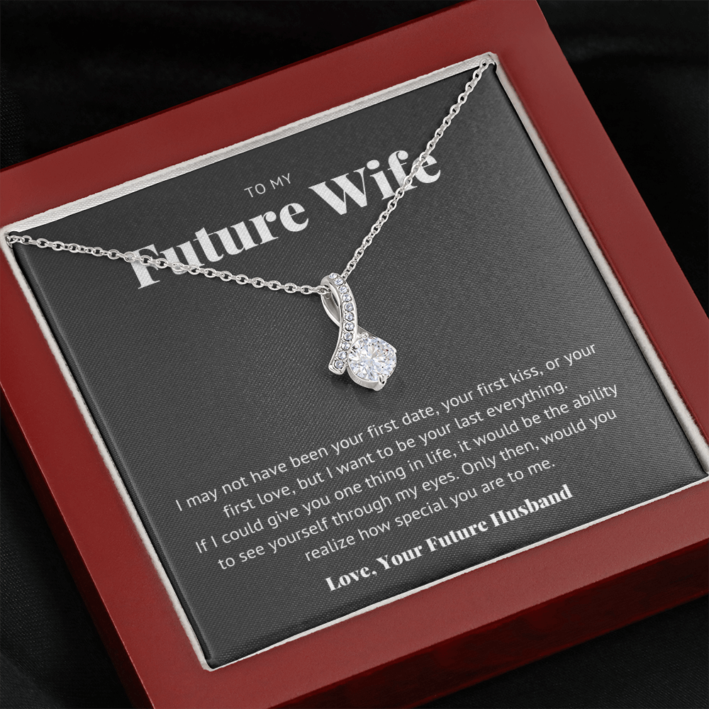 to future wife, not your first