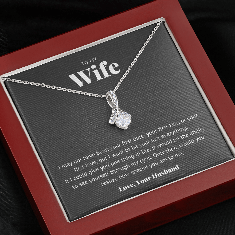 To wife, not your first
