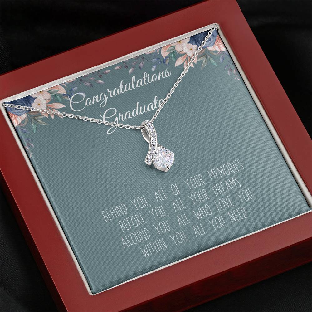 Congratulations Graduate Floral Necklace