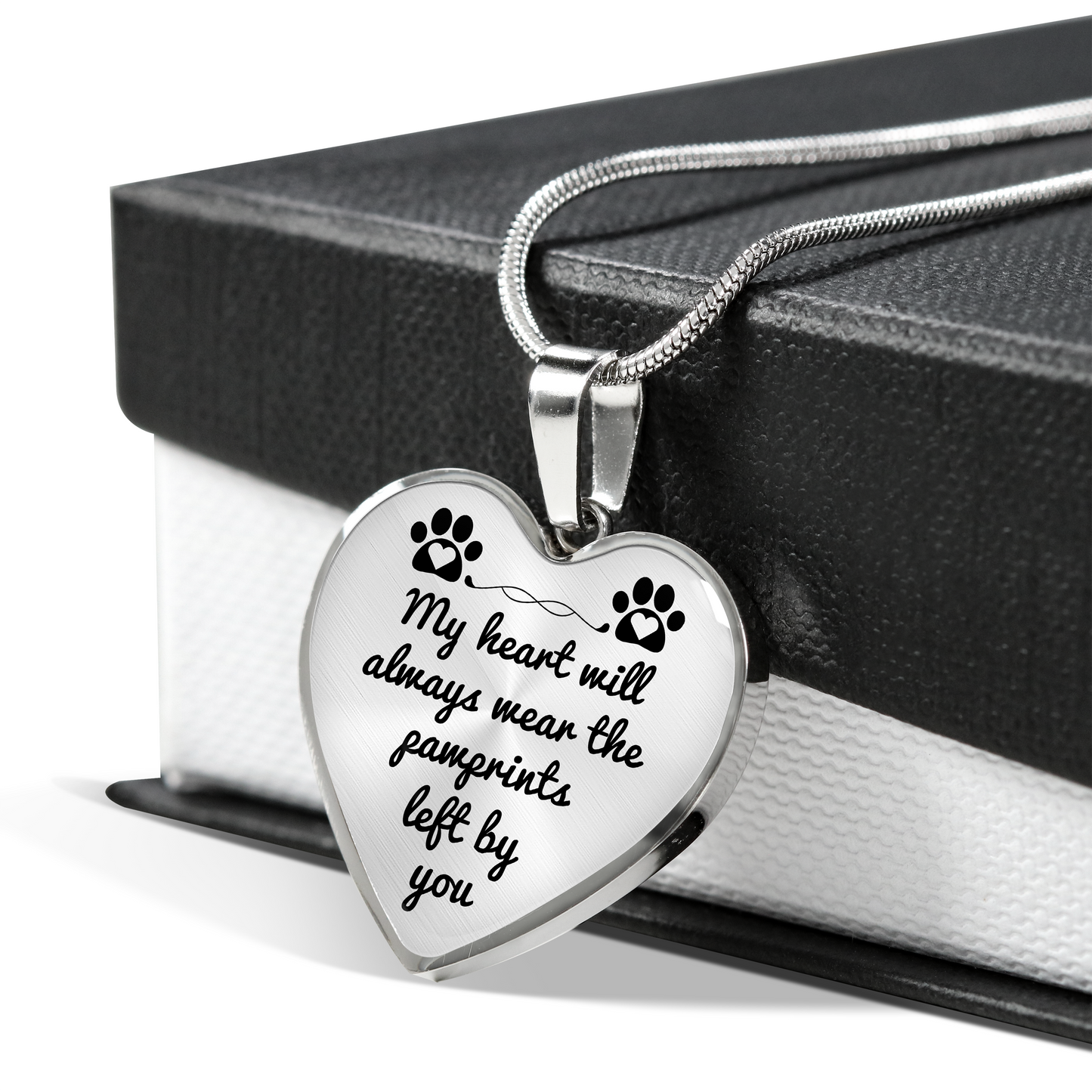 Pawprints pet memorial Necklace